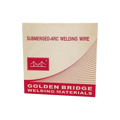 Проволока сварочная омедненная под флюс JQ.H08MnA/EM12 3 мм, 25 кг GOLDEN BRIDGE 831