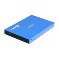 Внешний корпус Gembird 2.5 синий металлик, USB 3.0, SATA, алюминий EE2-U3S-56