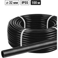 Труба гладкая техническая TDM ELECTRIC ПНД d 32(с) черная SQ0413-0132