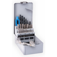 Набор ручных метчиков GSR DIN352 M3-M12 + сверла 30 предметов 00708060