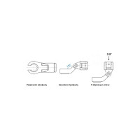 Набор разрезных ключей (8-19 мм, 12 предметов) KING TONY 3612MR