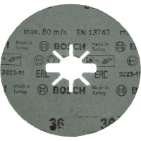 Круг шлифовальный фибровый X-LOCK R444 Expert for Metal (125 мм; G36) Bosch 2608619172