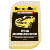 Нецарапающая двухсторонняя губка с сеткой DoctorWax DW8632R