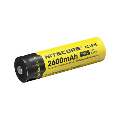 Аккумулятор Nitecore NL1826 18650 3.7v 2600mA 9324
