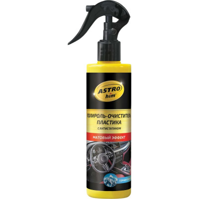 Полироль-очиститель пластика Astrohim матовый, горная свежесть, спрей, 250 мл AC3202