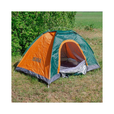 Палатка кемпинговая ISMA двухместная 200x140x110 см ISMA-LY-1622(56322)