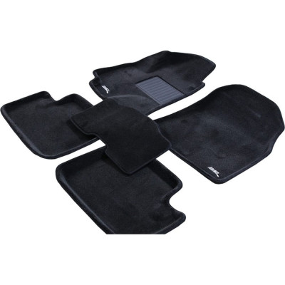 Коврики PSV Audi A5 8T 2007 2016 г 3D черный Royal Mat 116541