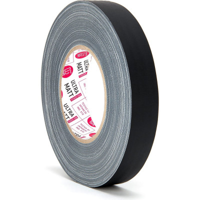 Клейкая лента DGTAPE ultraMATT - Гаффа тейп 25мм/50м - Черный UM25/50/B