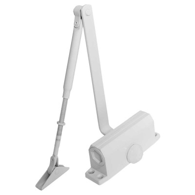 Дверной доводчик Ajax DCTR15-60 (TDR-60) 15-60 кг WH белый 47557