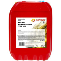 Масло Compressor VDL 46, канистра 20 л DEVON 338663575