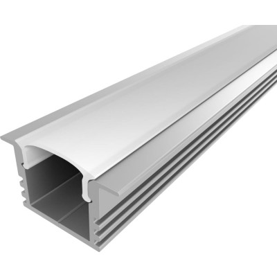 Комплект алюминиевого профиля LEDCRAFT с экраном и заглушками LC-LPV1222M16-3 1627000014