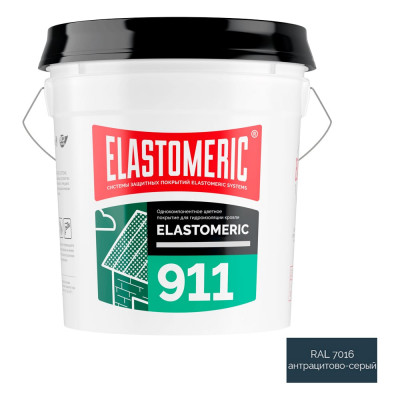 Мастика Elastomeric Systems резиновая для кровли 20кг темно-серый elastomeric-911 7016002