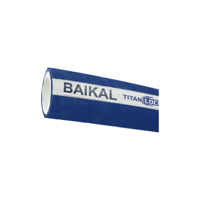 Пищевой рукав TITAN LOCK «BAIKAL», 1in, внутренний диаметр 25мм, 10bar, UHMWPE, напорно-всасывающий, 30 м TL025BK_30