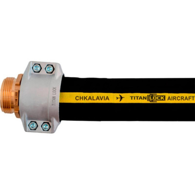 Напорно-всасывающий рукав для авиа топлива TITAN LOCK CHKALAVIA, d=50мм, -30C, 20 Бар, 50 м TL050CHK_50