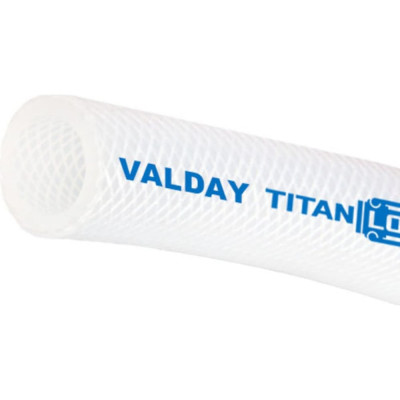 Силиконовый пищевой рукав, армированный нитью TITAN LOCK «VALDAY» -50+200C, d=6 мм, 50 м TL006VD_50