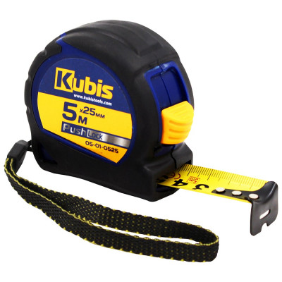 Рулетка измерительная KUBIS 5 м25 мм PushLock 05-01-0525