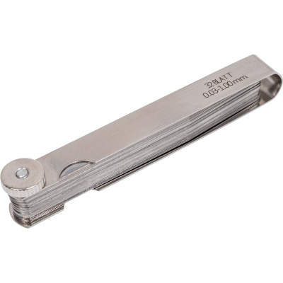 Набор щупов из стали BTI 0,03-1,00 мм 32 шт L=100 мм 31 500 32