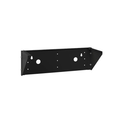 Настенный вертикальный кронштейн Cabeus 19" 3U, цвет черный NC-3U-V-BK
