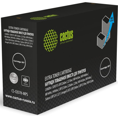 Картридж лазерный Cactus CS-C057H-MPS Cartridge 057 черный (15000стр.) для Canon i-SENSYS LBP226dw/2 2003541
