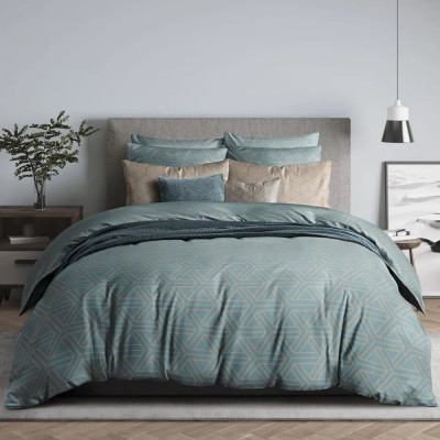 Комплект постельного белья Guten Morgen бязь, рис.903-1, Fusion, 1.5 спальный, с наволочкой 70x70 см D-903-1-143-150-70