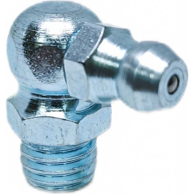 Пресс-масленка угловая оц. H3 M8x1.25, комплект 10 шт., оцинкованная сталь, Европейский стандарт DIN71412, MasloSmenka 010303-10