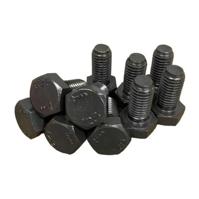 Болт 23 БОЛТА М10x25 мм, DIN933, высокопрочный к.п.12.9 черный, 10шт. П0000027461