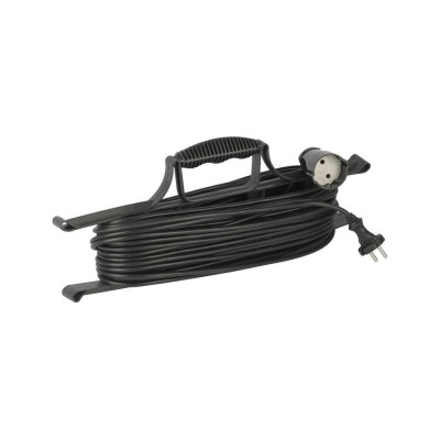 Удлинитель силовой Intro UF15002x1.5 на рамке без заземления 1 розетка 50м ПВС 2x1.5мм2 Б0064574