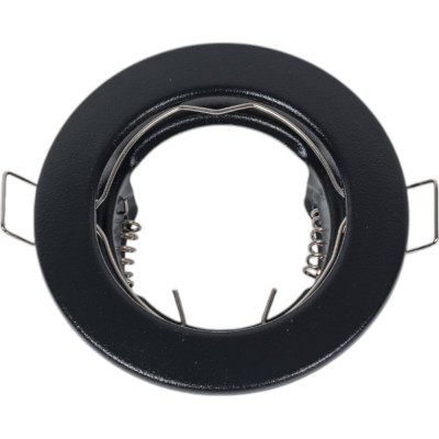 Светильник встраиваемый плоский Ecola Light MR16 DL90 GU5.3 Черный матовый 30x80 (кd74) FU1611EFY