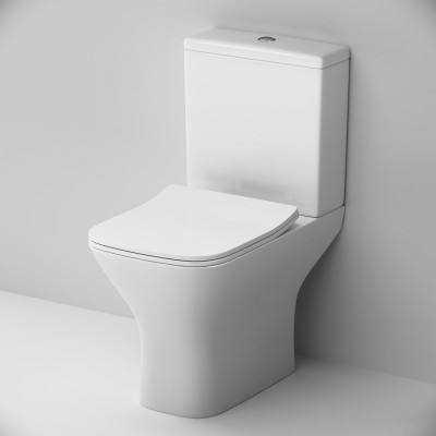 Унитаз-компакт AM.PM Gem безободковый, с сиденьем микролифт C908601SC