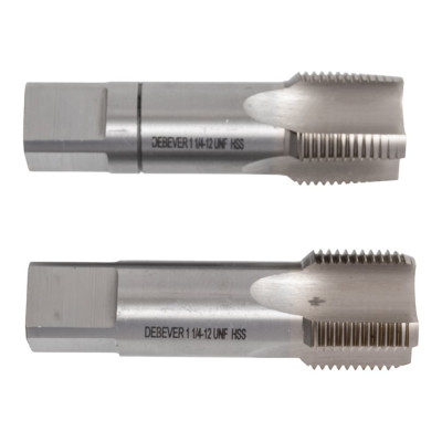 Комплект ручных метчиков Debever Machining Solutions UNF 1.1/4-12, HSS, DIN 351, ISO2 / 6H DB-35511412