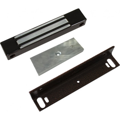 Электромагнитный замок ACCORDTEC ML-400 KB с уголком, цвет коричневый AT-15853