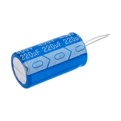 Конденсатор электролитический JB Capacitors, 220мкФ, 400В, 105C, 22x40 / P:10 мм JRB2G221M10002200400000B-285