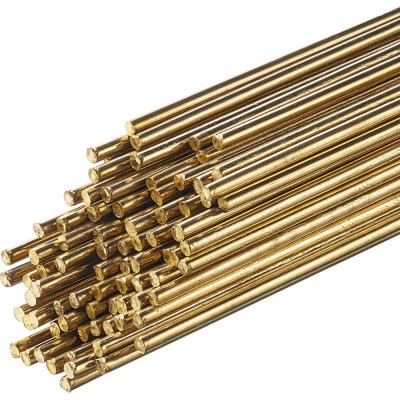 Пруток сварочный TIG, латунь (CuZn40), ф 2.0 мм, 5.0 кг ПТК 00000043325