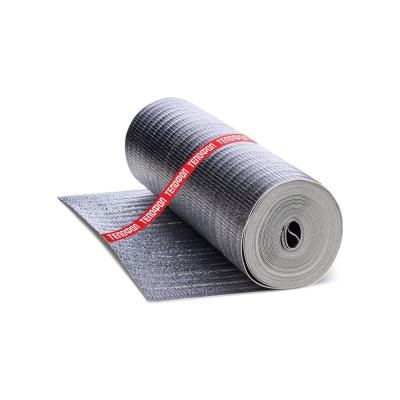 Теплоотражающая подложка Тепофол 10 мм (30м2), вспененный полиэтилен для теплоизоляции 34241425