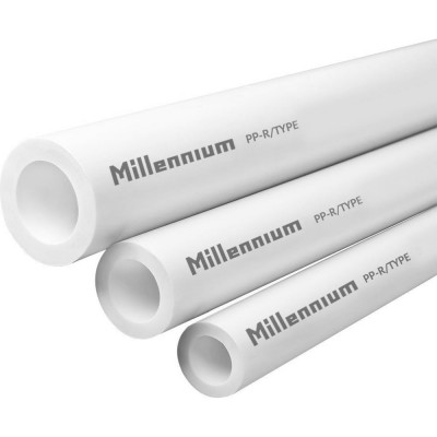 Полипропиленовая труба Millennium 20x3,4 PN20 (длина 4м) 3M02-tbe-200000