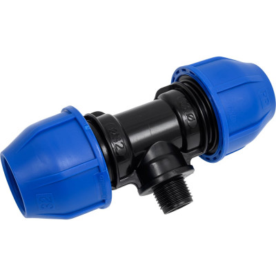 Тройник переходной Damento ПНД, 32х32 мм, 1/2" наружная резьба 011218