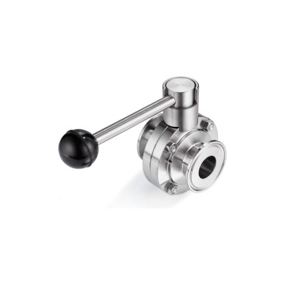Затвор дисковый нержавеющий TITAN LOCK (AISI304) DN150, типа clamp-clamp TLSD150CLS
