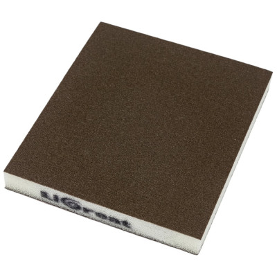 Шлифовальная губка двухсторонняя LIGREAT 120х98х13 мм, Р320 TL12234
