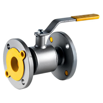 Кран шаровой стальной LD КШ.Ц.Ф Ду50 Ру40 фланцевый, полнопроходной, 180мм 050.040.П/П.02 007-7654