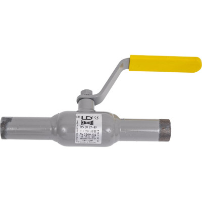 Шаровой кран LD сталь, КШ.Ц.П Ду20 Ру40 п/привар 020.040.Н/П.02 007-1434