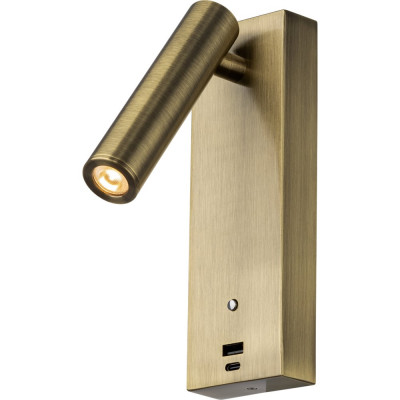 Светильник с выключателем Citilux Декарт LED USB Бронза CL704433