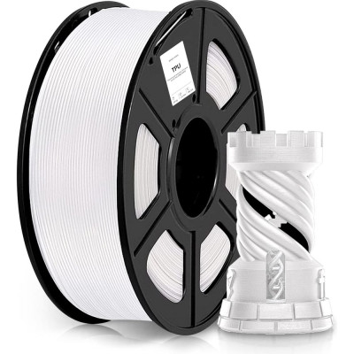 Пластик для принтера CACTUS 3D CS-3D-TPU-0.8KG-WHITE TPU диаметр 1.75 мм, 0.8 кг, 1 цвет 2022755