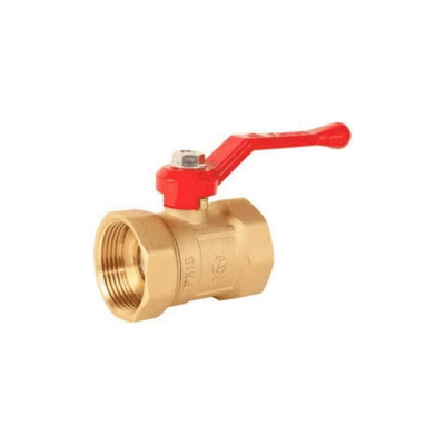 Кран шаровый латунный ГАЛЛОП ПРАКТИК 120 Ду50, Ру16 м/м, рычаг 103286 107-6394