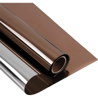 Светоотражающая статическая оконная пленка Delfa кофе ТМ5-Т03/S45