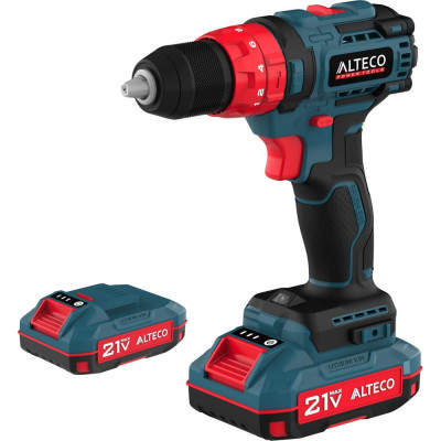 Бесщеточная аккумуляторная ударная дрель-шуруповёрт ALTECO CID 21-45 X2 BL 78080