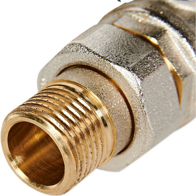 Кран с разъемным соединением Bugatti OREGON серия 322 НВ 1/2", бабочка, полный проход 03220027