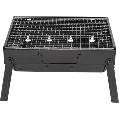 Мангал складной с решеткой для барбекю и съемным дном ISMA (в сложенном/разложенном виде: 35х27х6см/35х27х20см) ISMA-TL-353(54275)