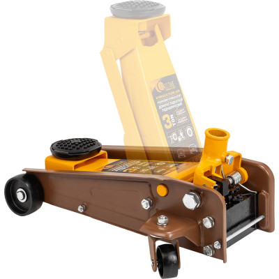 Домкрат подкатной гидравлический FORSTIME 3т (h min 135мм, h max 460мм) FT-T830025(61853)