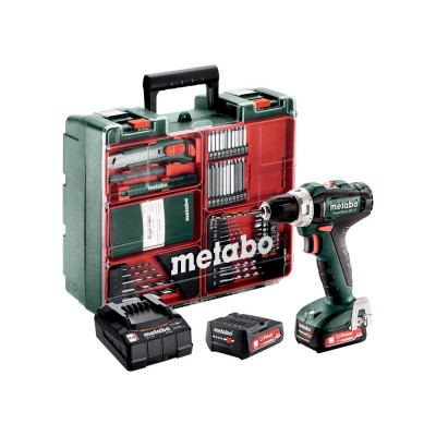 Аккумуляторная дрель-шуруповерт Metabo PowerMaxx BS 12 Set 601036870