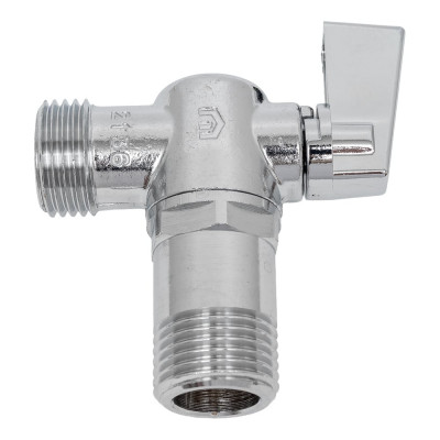 Кран угловой FIV 1/2-1/2", хром 7700C025